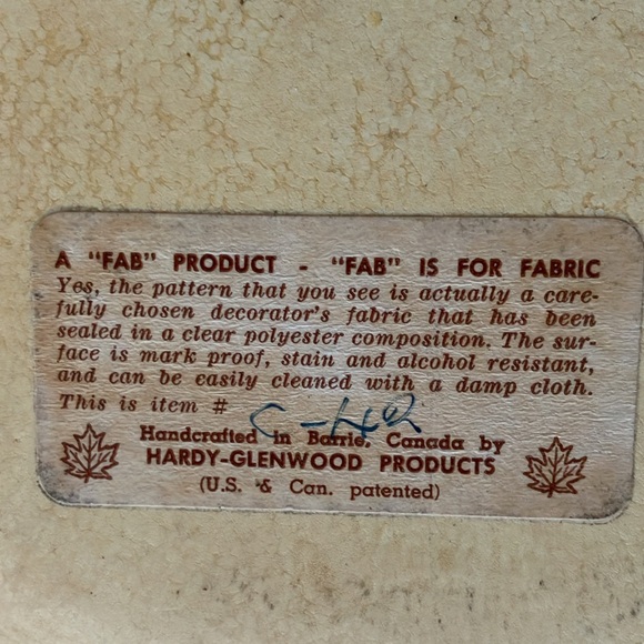 Vintage “Fab” Handcrafted Canadian Decorative Christmas Platter - Picture 2 of 8